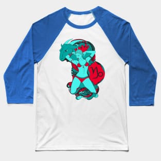 Turqred Capricorn Beauty Baseball T-Shirt